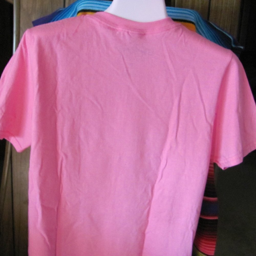 Breast Cancer Awareness Tshirt Gildan Soft-Style Azalea TShirt. - Picture 7 of 7